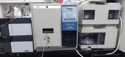 크기 배제 크로마토그래피 (THF SEC + RI / LS / Viscometer / PDA detector) 사진